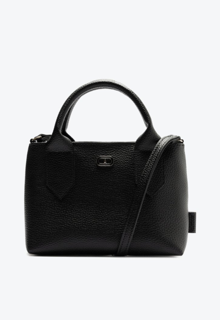 Bolsa Tote Preta Anacapri Pequena Cápsula A