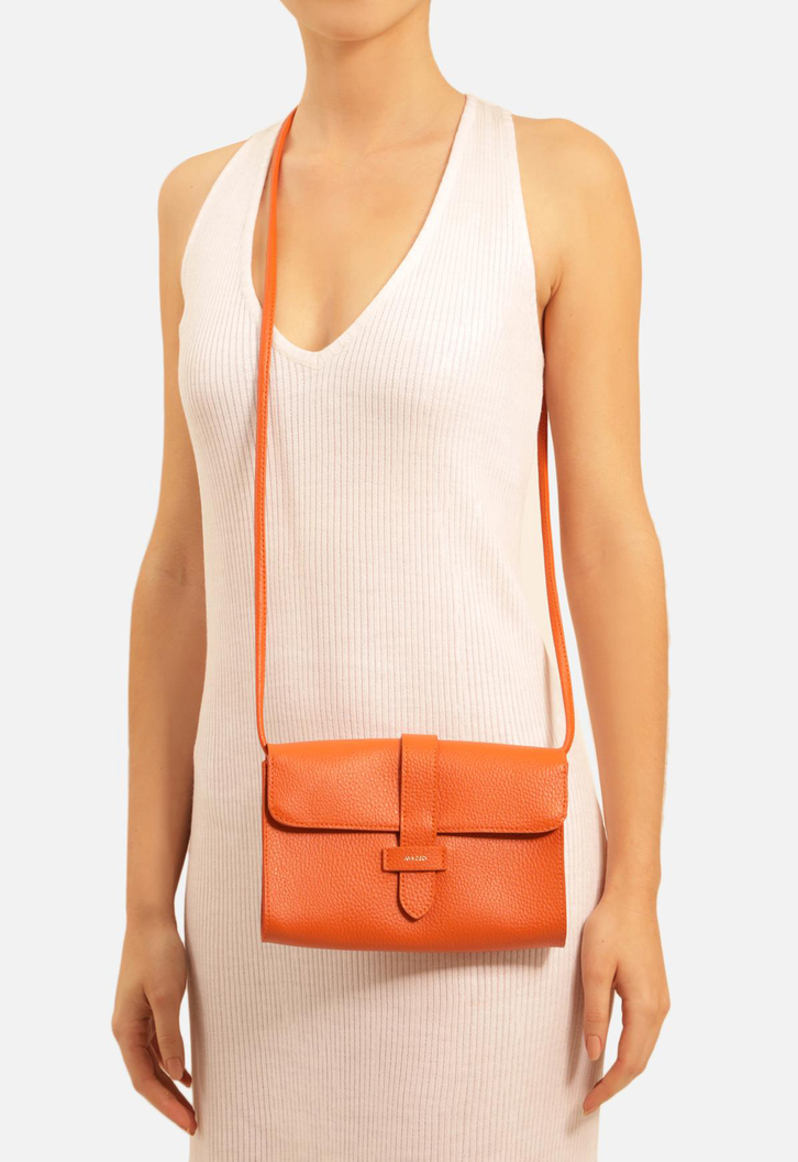 Bolsa Tiracolo Laranja Arezzo Betina Pequena