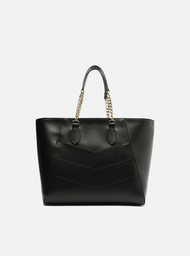 Bolsa Tote Preta Média Costuras