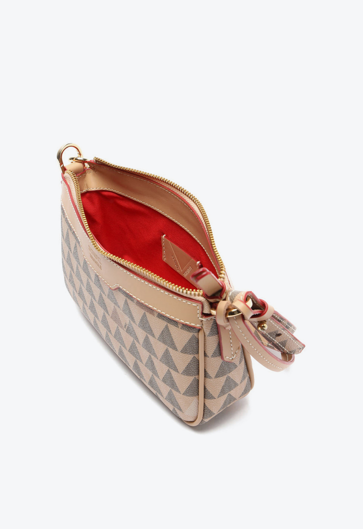 Bolsa Tiracolo Bege Schutz Triangle