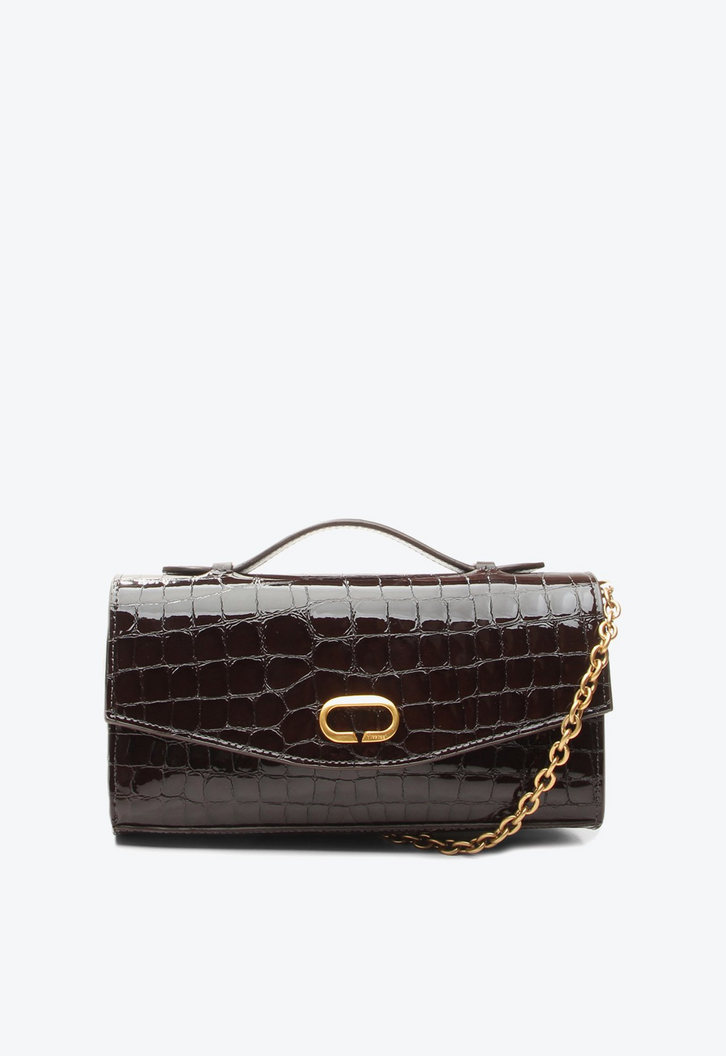 Bolsa Clutch Beatriz Média Marrom
