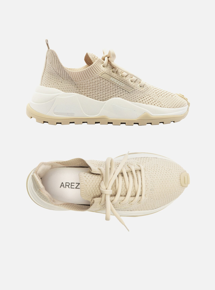 Tenis cheap bege arezzo