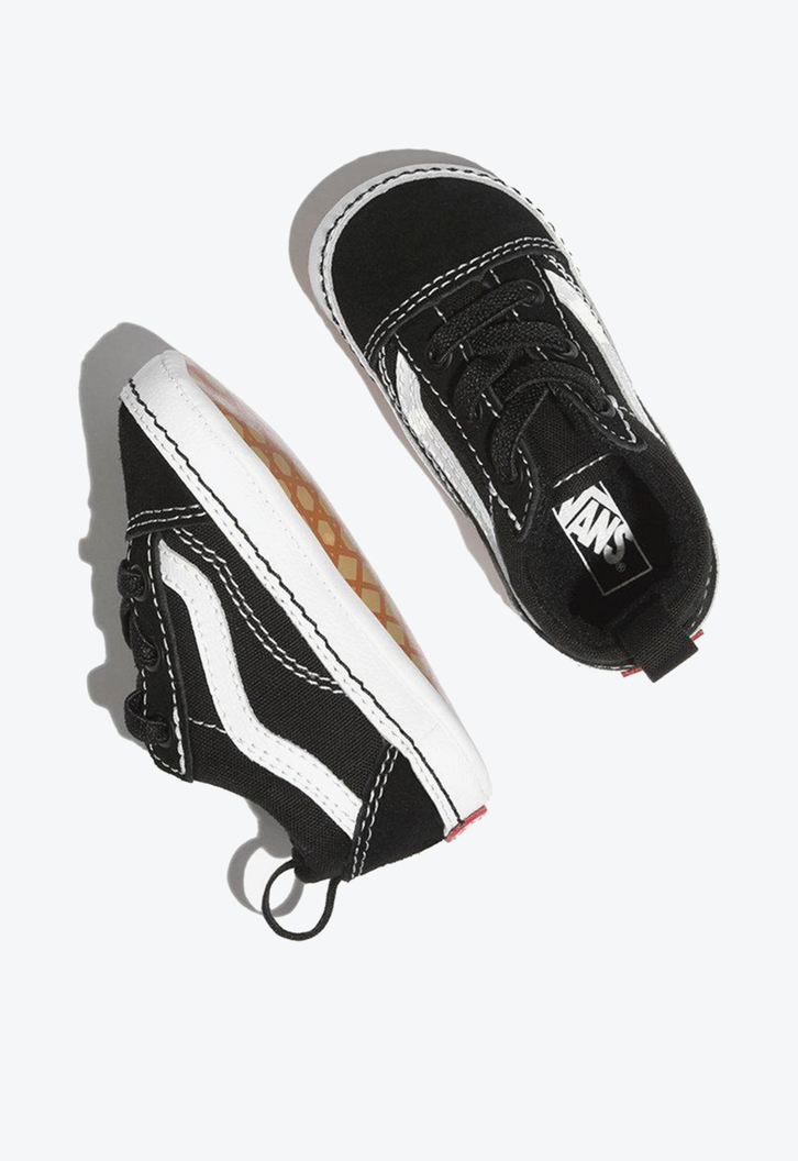 Tênis Vans Infantil Old Skool Crib Black True White