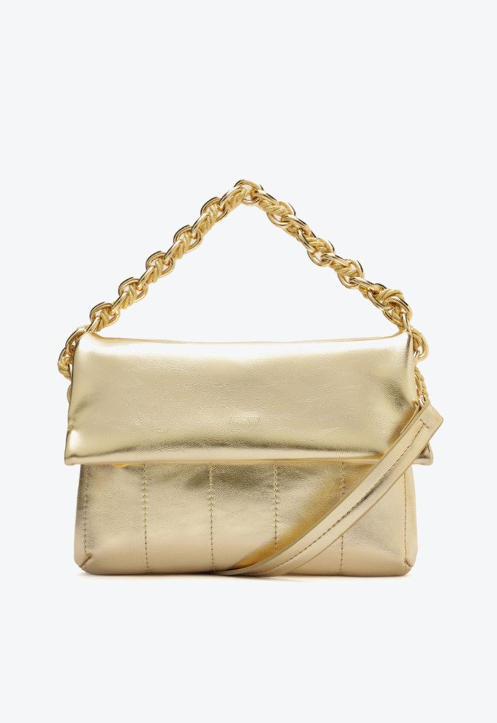Bolsa Tiracolo Anacapri Pequena Cordão Dourada