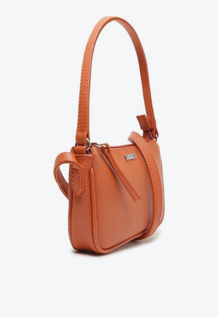 Bolsa Crossbody Laranja Anacapri Baguete Básica Pequena