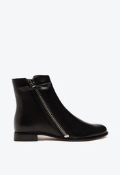 Side Zip Clarita Bootie Black