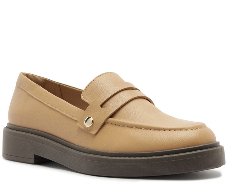 Mocassim Bold Pala Removível Bege
