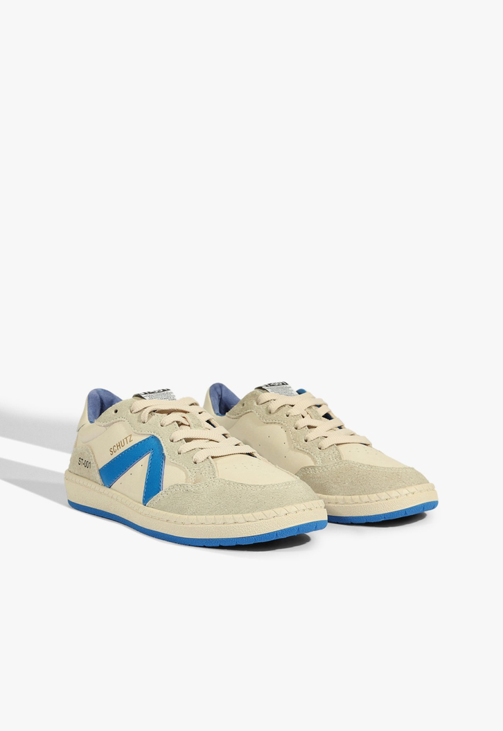 Tênis Branco E Azul Schutz St 001 | ZZ MALL