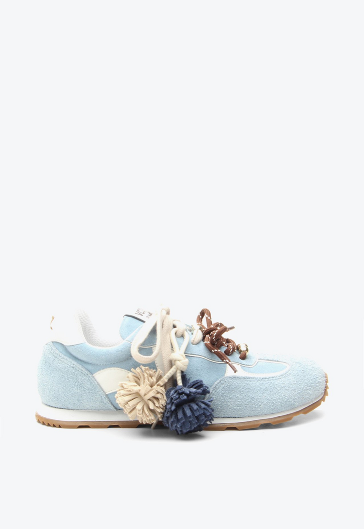 Tênis Prince Azul Camurça