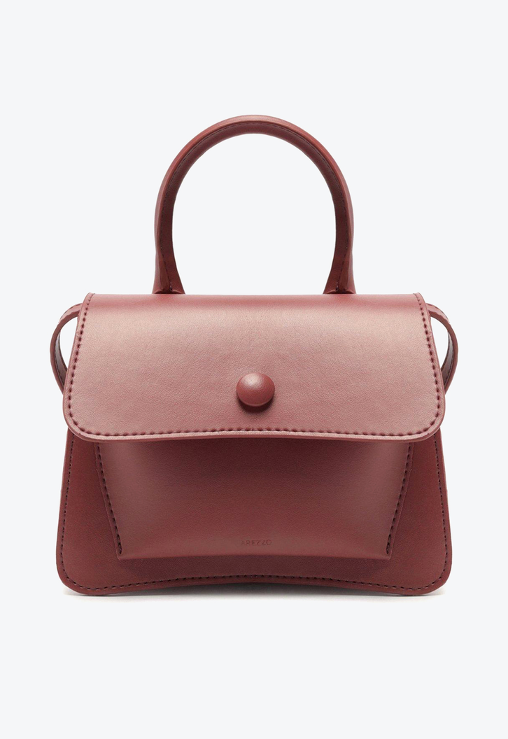 Bolsa Tiracolo Bordô Arezzo Mirela Pequena