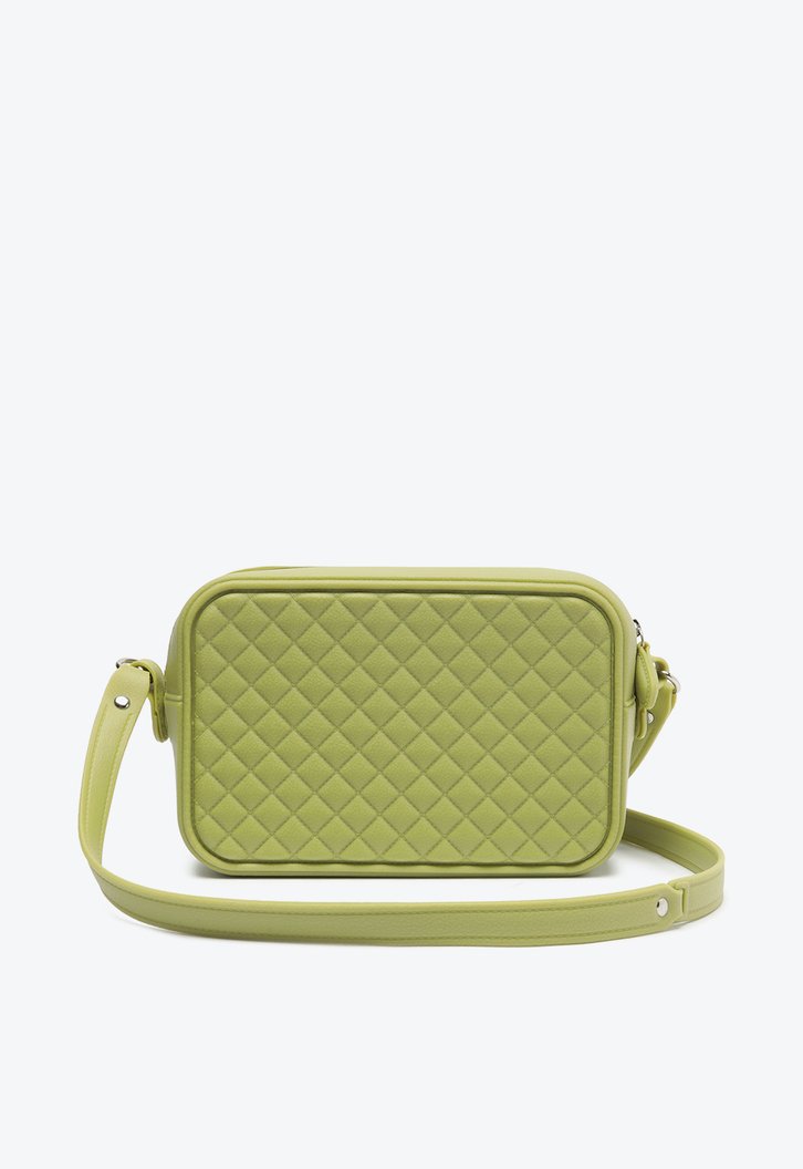 Bolsa Crossbody Verde Anacapri Média Matelassê Triangular