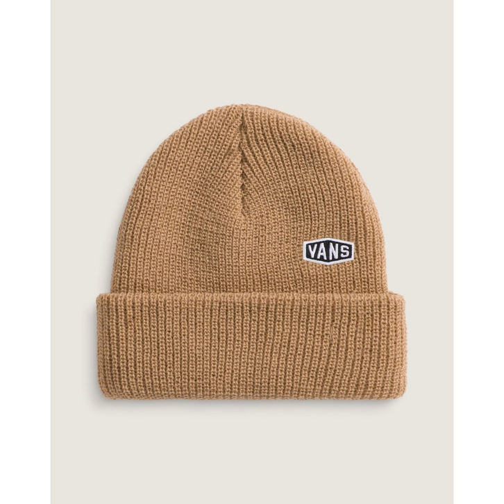 Touca Hex Patch Cuff Beanie Warm Taupe