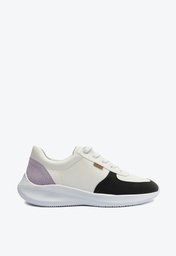 Tênis De Amarrar Branco Anacapri Sporty Recortes Preto
