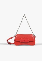 Bolsa Vermelha Schutz Shoulder Couro