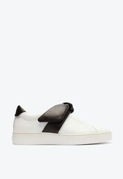 Asymmetric Clarita Sneaker Leather Black