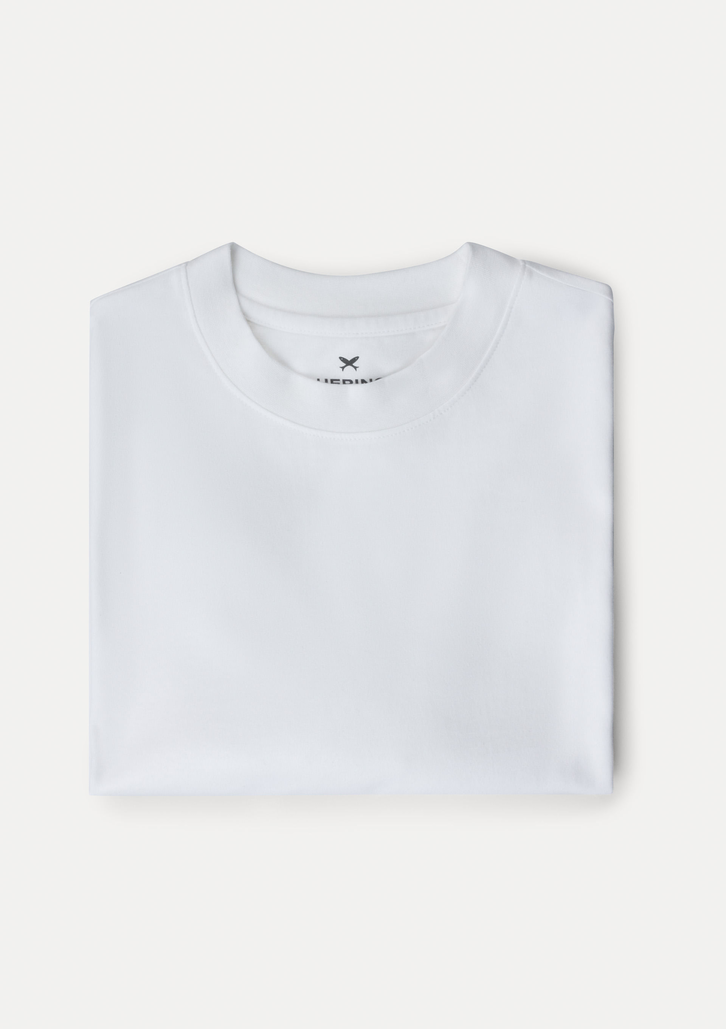 Kit Com 2 Camisetas Preta E Branca Hering Masculinas Básicas Relaxed