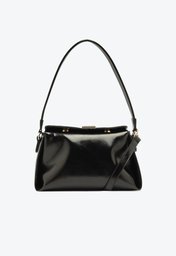 Bolsa Tiracolo Média Moderna Preta