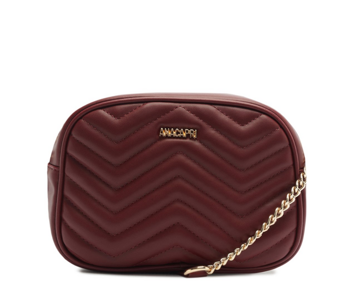 Bolsa Tiracolo Média Matelassê Zig Zag Bord