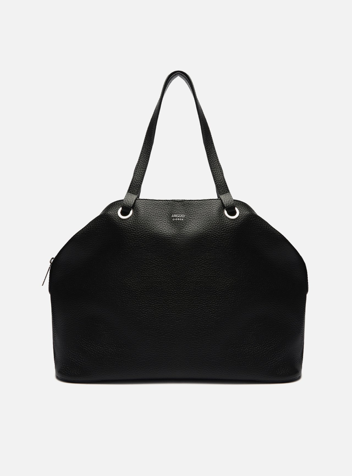 Bolsa Hobo Preta Arezzo Grande Minimal