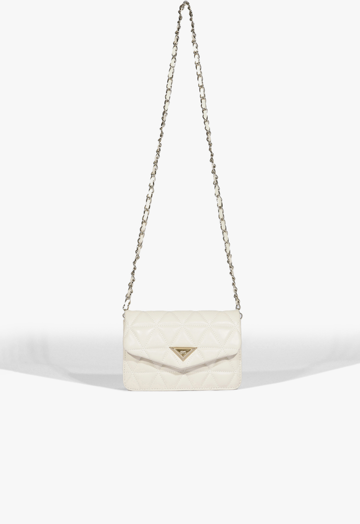 Bolsa Tiracolo Branca Schutz Pequena 944 Couro