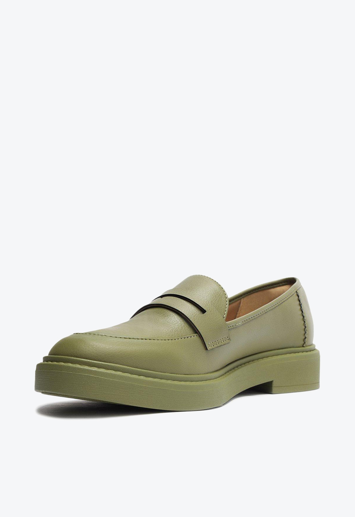 Mocassim Verde Anacapri Minimalista