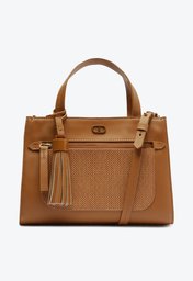 Bolsa Tote Marrom Anacapri Média Palha