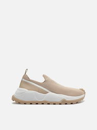 Slip On Bege Arezzo Multineutro Fechado