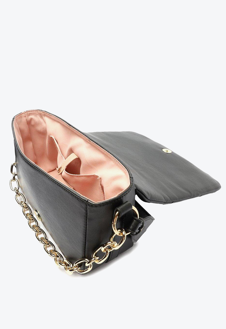 Bolsa Tiracolo Preta Arezzo Pequena
