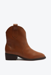 Bota Western Marrom Anacapri Cano Curto Liana