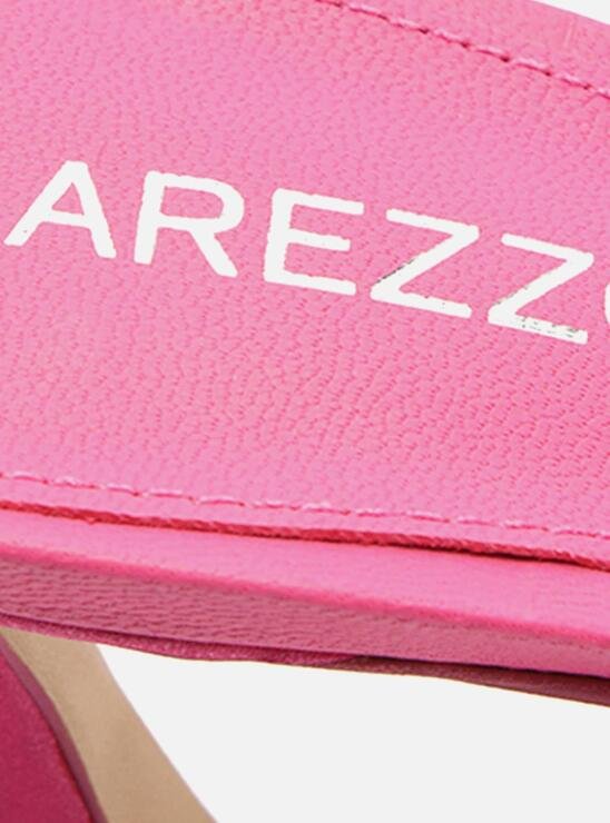 MULE ROSA AREZZO NOBUCK SALTO FINO STRASS AUDREY