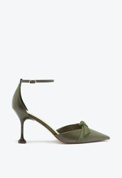 Clarita Flare Pump Sage 85 Leaf