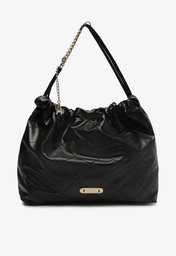 Bolsa Preta Anacapri Baguete Média Matelassê Triangular