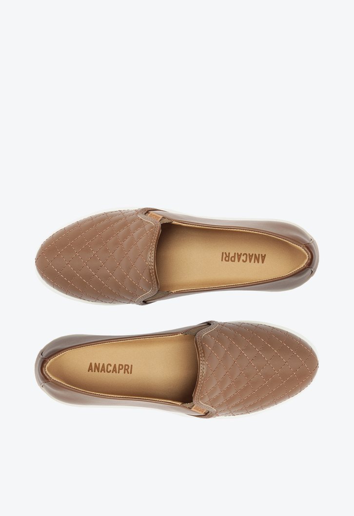 Tênis Slip On Matelassê Marrom