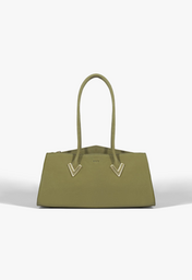 Bolsa Tote Média Adele Couro Marrom | ZZ MALL