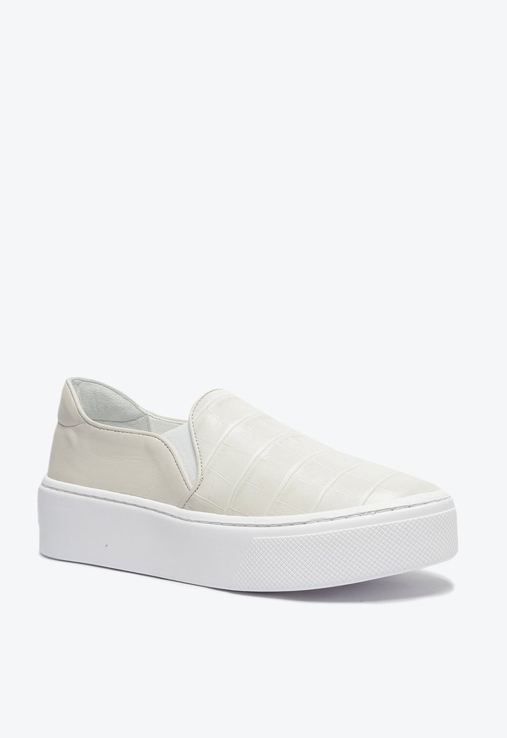 Tenis sem cheap cadarço couro