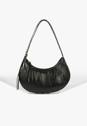 Bolsa Preta Schutz Round Moss Couro