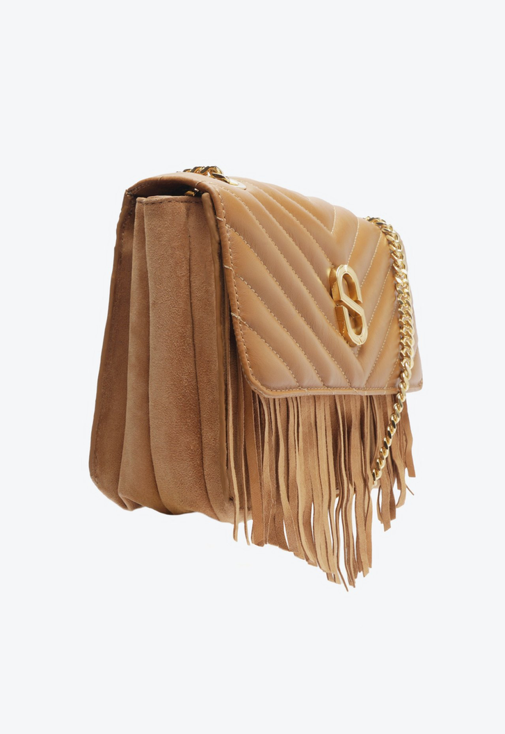 Bolsa Tiracolo Azul Schutz Média Frenzy Couro | ZZ MALL