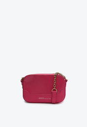 Bolsa Rosa Schutz Transversal Pequena Sintética