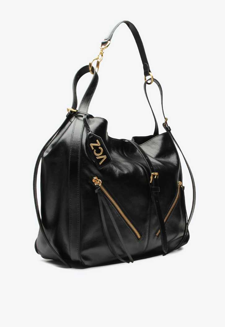 Bolsa Shoulder Scarlett Grande Preto | ZZ MALL