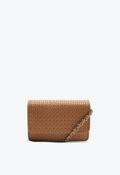 Bolsa Tiracolo Marrom Schutz 4grls Lorena Couro Trama
