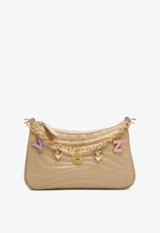 Bolsa Tiracolo Bege Vicenza Sophia Pequena