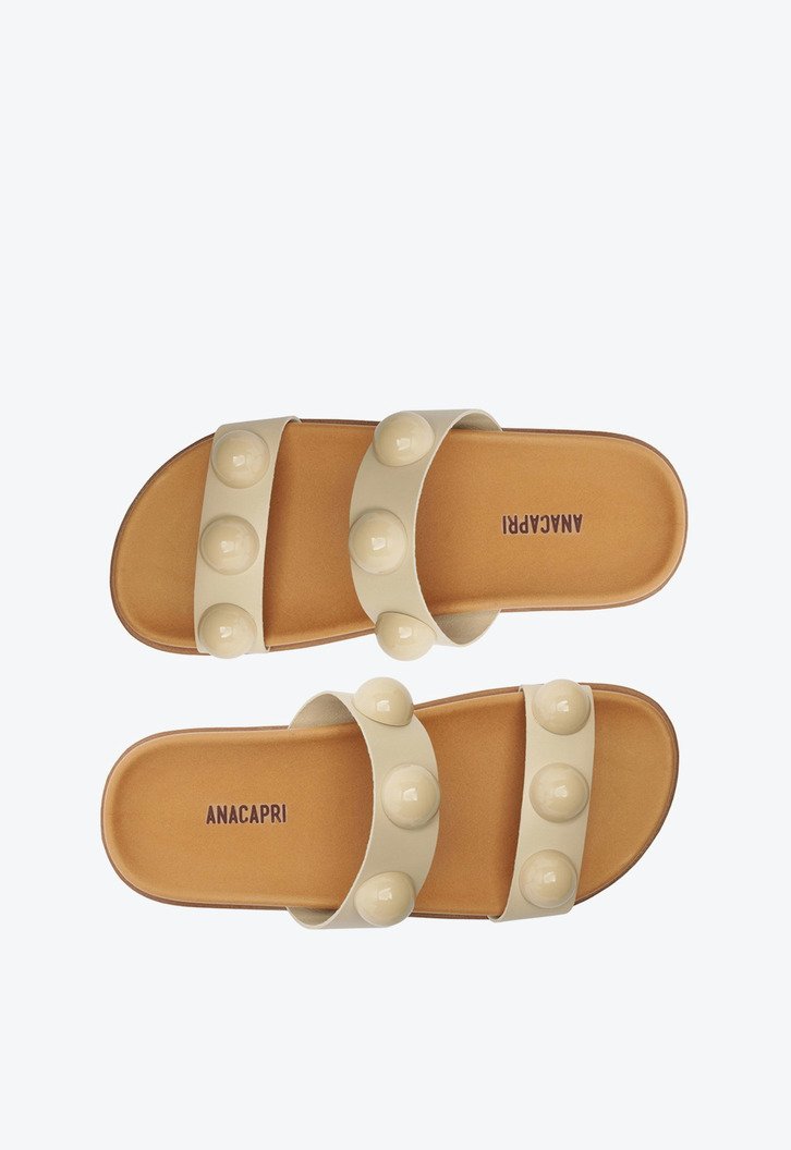 Papete Esferas Couro Bege