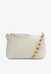 Bolsa Tiracolo Pequena Corrente Branca