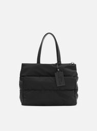 Bolsa Shopping Marrom Nylon Grande | ZZ MALL