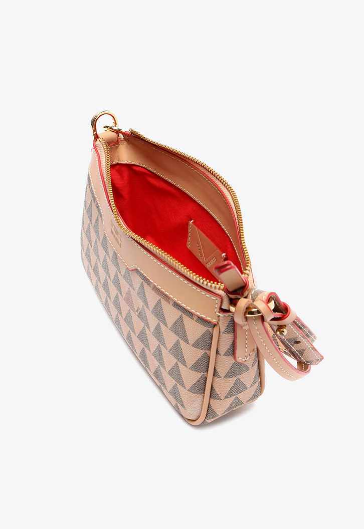 Bolsa Tiracolo Rosa Schutz Pequena Emmy Triangle