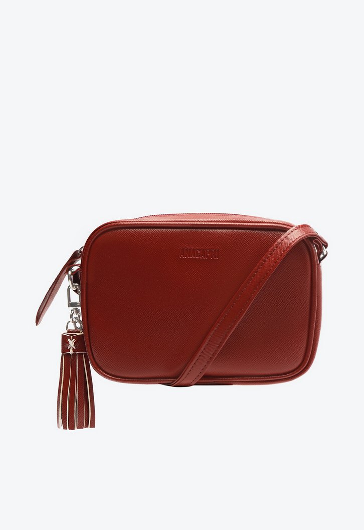 Bolsa Tiracolo Vermelho Barbicacho Pequena
