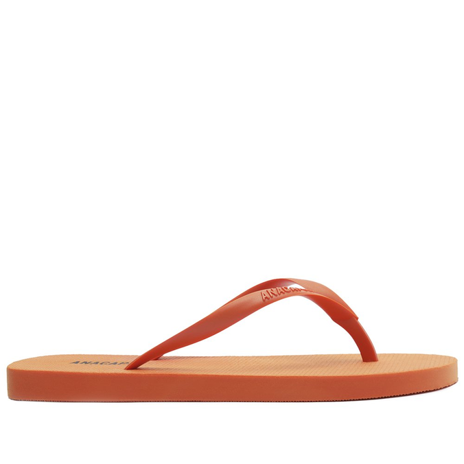 Kit Chinelo Laranja e Ecobag Flork