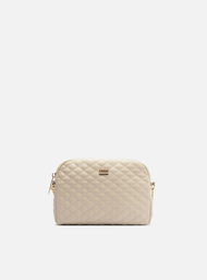 Bolsa Tiracolo Off-White Pequena Matelassê