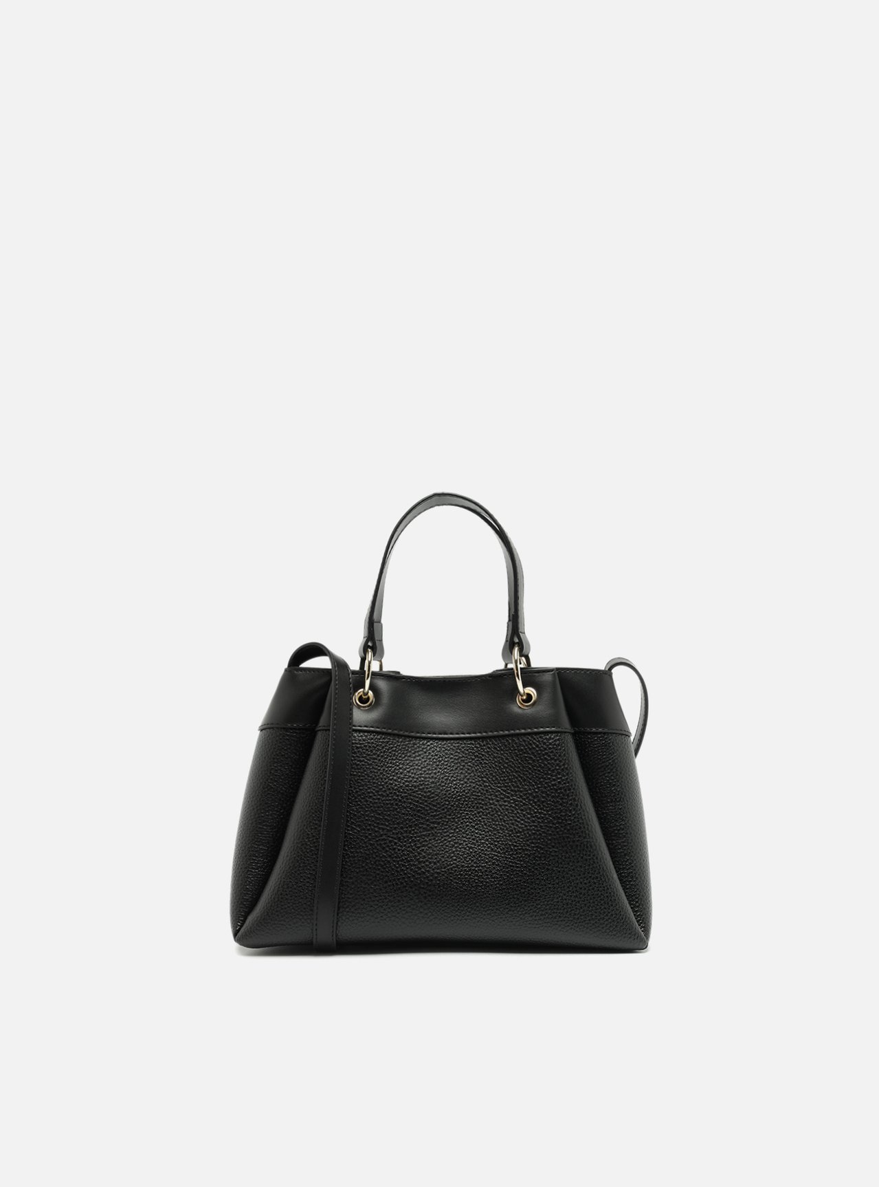 Bolsa Tote Preta Giorno Média Charm Medalha | ZZ MALL