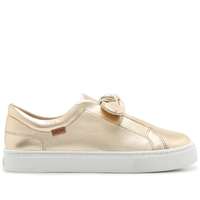 slip on anacapri dourado